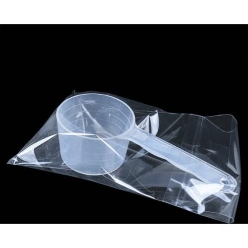 100x Disposable Plastic Measuring Spoons for Coffee Tea Milk Powder 25g 50ml Food Grade PP Transparent