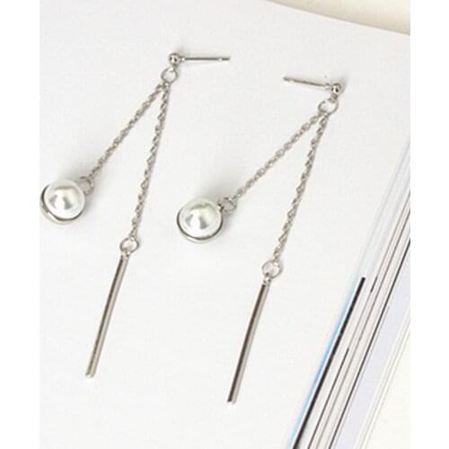 2021 Fashion Vintage Imitation Pearl Earring Long Tassel Earrings For Women Brincos Jewelry Bijoux Gift Wholesale