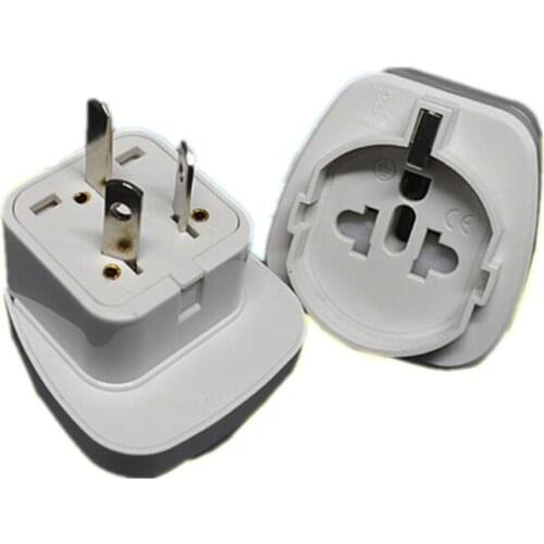 5PCS Universal Power Adapter Travel Adaptor 3 Pin AU Converter Embed EU German Italy Switzerland To AU Plug Australia NewZealand