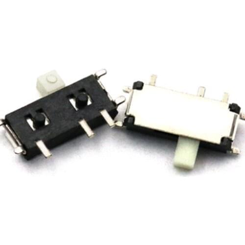 Free shipping 20PCS 7 feet toggle 2.5MM long handle power switch switch slide switch 7 - pin micro - chip patch