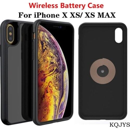 KQJYS Wireless battery case for iPhone XS MAX Battery Charger Cases Power Bank Charging Cover Case for iPhone X XS Battery Case