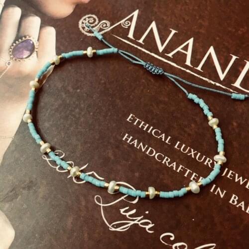 Delica Miyuki Bracelet For Women Many Pearls Blue Bracelet Crystal Seed Beads Jewelry Charm Handmade Bracelet Femme Gifts