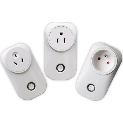 Hot Sale Short-Range Socket Google Alexa Tuya Wifi Smart Plug With Power Monitoring