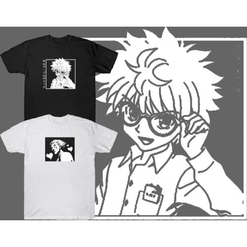 Hunter X Hunter Anime Tshirt Killua Zoldyck Kawaii Manga Tee Summer Man Women Casual Tee Unisex Breathable Comfortable Camisetas