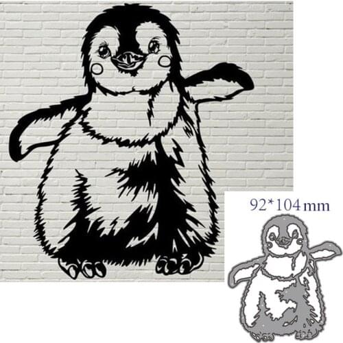 Metal cutting dies cut die mold Animal penguin decoration Scrapbook paper craft knife mould blade punch stencils dies