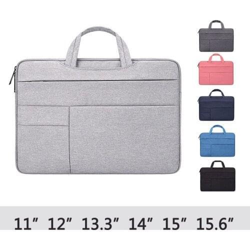 New Laptop Bag Sleeve Case for Macbook Air Pro 11 12 13 14 15 16 inch Retina Cover Notebook Hand bag for hp dell acer Men Women
