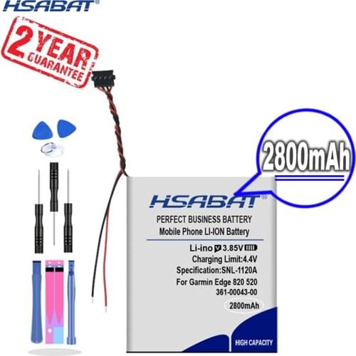 New Arrival 2100mAh Battery for Garmin Edge 820 Edge 520 200 205 500 Edge 520 plus 361-00043-00 GPS 010-01626-02 361-00043-01