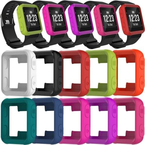 OOTDTY Silicone Skin Case Cover For Garmin Forerunner 35 Approach S20 Sport Watch