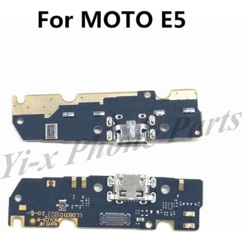 USB Dock Charging Port Connector Board Flex Cable For Motorola Moto E5 Charger Port Flex cable