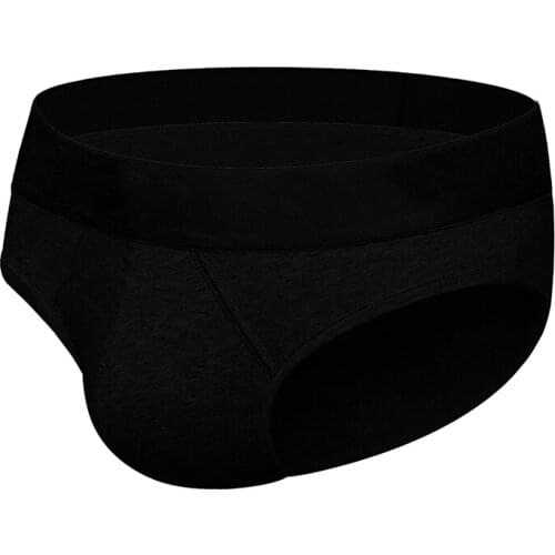 QWQINGWU Men's Cotton Briefs