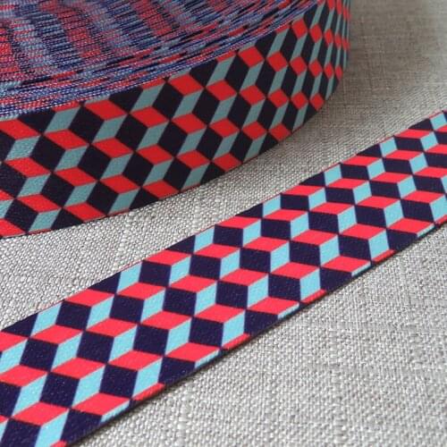 50 Yards Width 38mm Printed Webbing Luggage Strap Dog Collar Leads Rope Harness Bag Garment Sewing Decorative Belt DIY Accessory