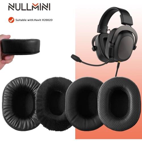 NullMini Replacement Earpads for Havit H2002D Headphones Leather Sleeve Earphone Earmuff