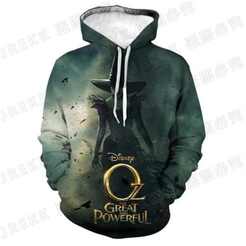 New Fashion Streetwear Men Women Children Oz The Great and Powerful Hoodies 3D Print Sweatshirts Pullover Long Sleeve Tops