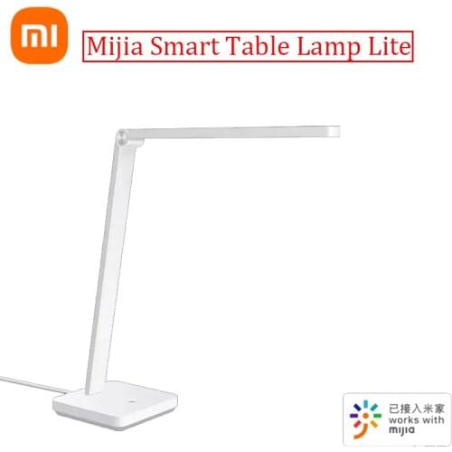 Xiaomi MI Smart Table Lamp Lite Intelligent Mijia LED Desk Lamp Eye Protection 4000K 600lm Dimming Table Light Night Mi Home APP