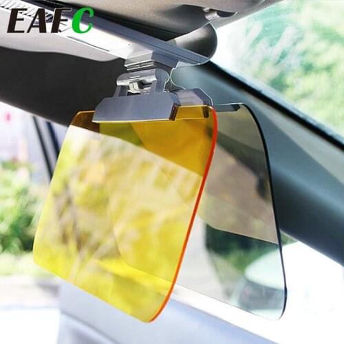 High Quality Day Night Anti-dazzle Car Sun Visor HD Dazzling Goggles Driving Mirror UV Fold Flip Down HD for Clear View Visor