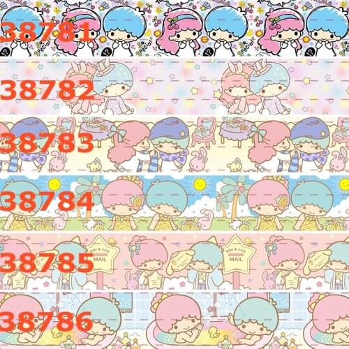 10yards - different sizes - Cartoon Grosgrain ribbon - Melody/lovely/cute pattern printed ribbon