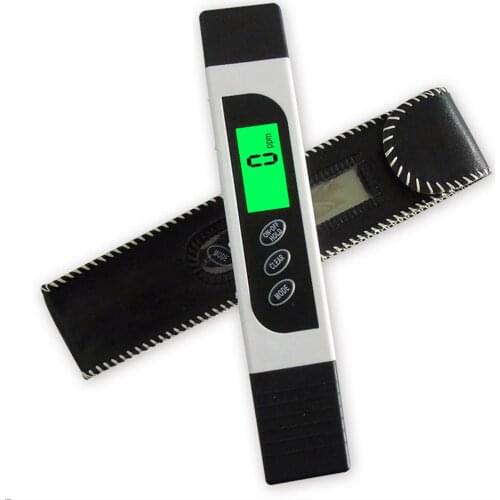 3 in 1 Handheld TDS Digital Water Tester Water Test Pen Water Quality Analysis Meter Water Purity Check 0-9999 ppm Measurement