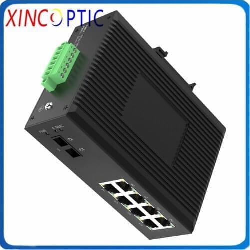 8POE IEEE802.3af/at+1SFP, excluding SFP,8-Port 10/100/1000T + 1-Port 100/1000X SFP Industrial Ethernet Switch