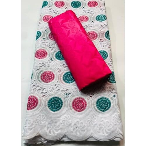 African Bazin Riche Fabric 2021 High Quality Guinea Bazin Brode Lace Fabric Embroidery Swiss voile Lace Fabric 2.5+2.5 YKM103