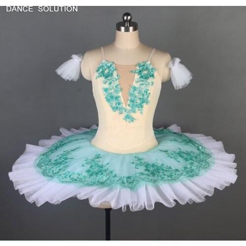Ivory Velvet Top Appliques Dance Tutu Women Children Performance Tutus Pre-professional Ballet Skirt Ballerina Costume BLL075