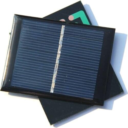 BUHESHUI 0.45W 3.5V Solar Cell Polycrystalline Solar Panel Module DIY Solar Toy Panel Education Kits 65*50mm 500pcs Wholesale