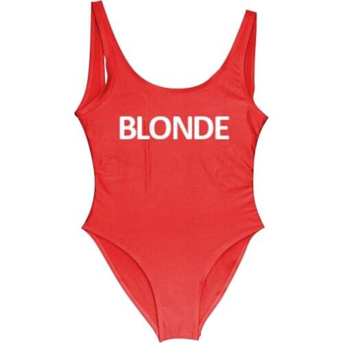 Chairwoman Red One-piece Swimwear