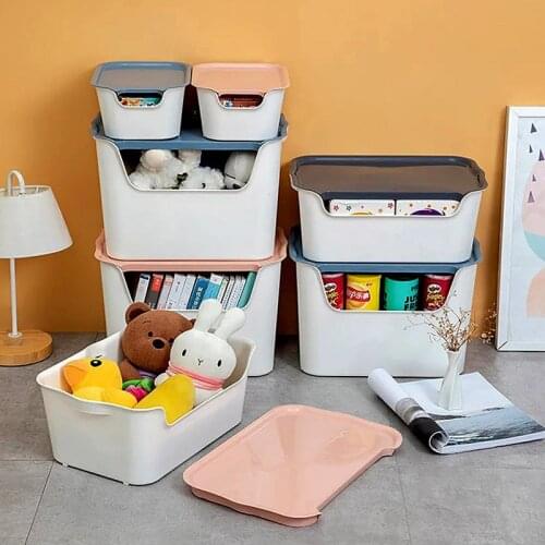 Home Storage Basket Desktop Storage Box Multifunctional Sundries Cosmetic Storage Shelf Snack Toy Organizing Box