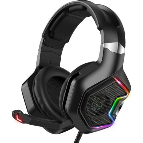 Headset K10PRO RGB Interface USB + 3.5mm 4Pin 50mm Sound Generating Unit Adaptive Head Beam Surging Bass