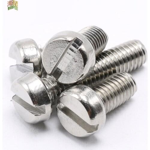 10/50 Pcs M1.6 M2 M2.5 M3 M4 M5 M6 M8 304 A2-70 stainless steel GB65 head cap for round column head screw