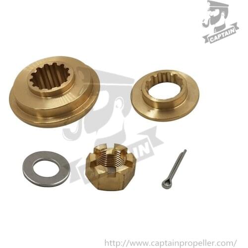 Captain Propeller Hardware Kits Fit Tohatsu Outboard 35HP 40HP 50HP Thrust Washer/Spacer/Washer/Nut/Cotter Pin