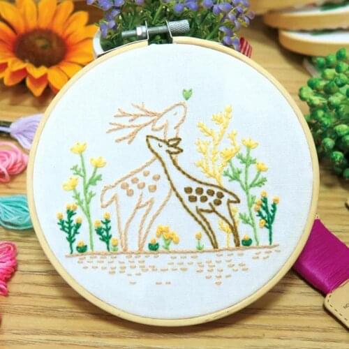 Cartoon Handmade Diy Embroidery Material Package Kindergarten Handicraft Making Toys Hobbies Training Toys For Children