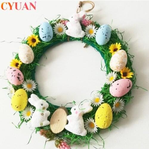 20pcs Easter Eggs Happy Easter Decorations For Home Painted Foam Bird Pigeon Eggs Ornament Easter Party Supplies Kids Gifts
