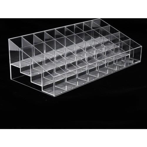 Premium 36 Grids Beauty Acrylic Lipstick Organizer Rack Lip Gloss Display Holder Stand Storage Container Makeup Case