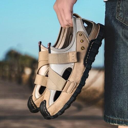 Sandals-men Sandals For Men Sandalen Herren Summer Sandal Shoes Sandali Da Uomo Sandalet Erkek Sandalia Masculina Couro