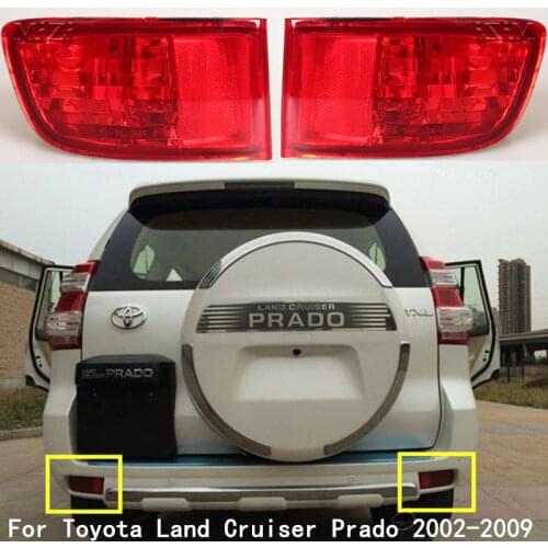Fast Shipping Rear Bumper Light For Toyota Land Cruiser Prado 120 series GRJ120 TRJ120 FJ120 2002-2009 Tail Lamp Car Accessories
