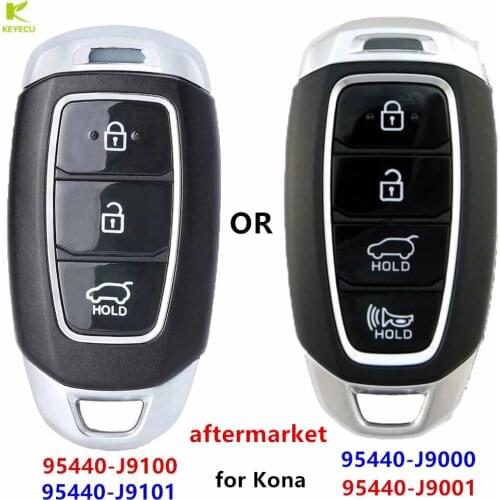 KEYECU Replacement Smart Proximity Remote Key 433MHZ 95440-J9001 95440-J9100 95440-J9101 95440-J9000 for Hyundai Kona 2018-2021
