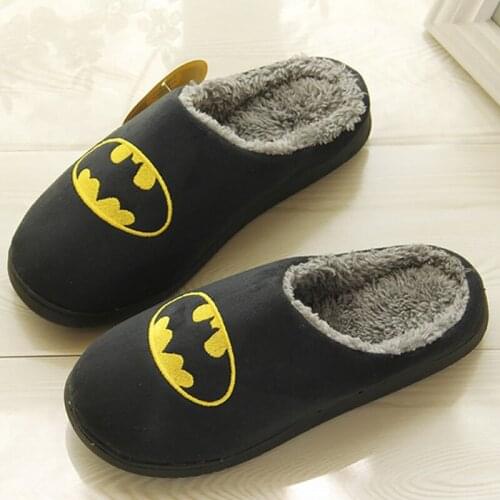 Womens Indoor shoes TPR Large size 42-45 Winter Funny Cartoo Fur slippers for Girls Flock Short Plush Warm Home Slippers women
