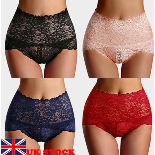 Plus Size Sexy Lace Underwear Women Panties