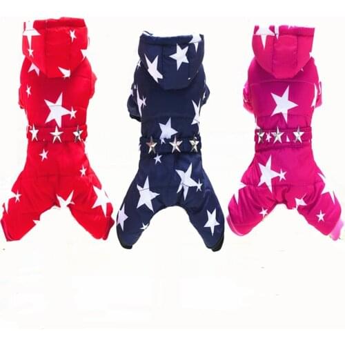 Pet Dog Winter Warm Clothes Nylon Taffeta Hoodie Clothing for Puppy Chihuahua Products