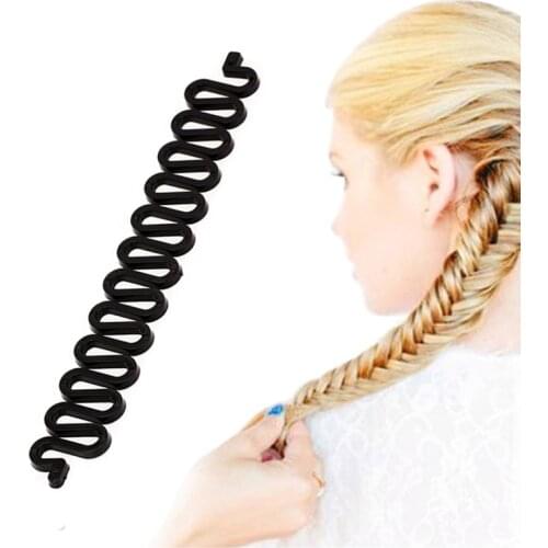 1Pcs Women Hair Braiding Machine Braider Tool Elastic Ring Weave Braid Hair Styling Tools DIY Hair Style Hairdresser Accessories
