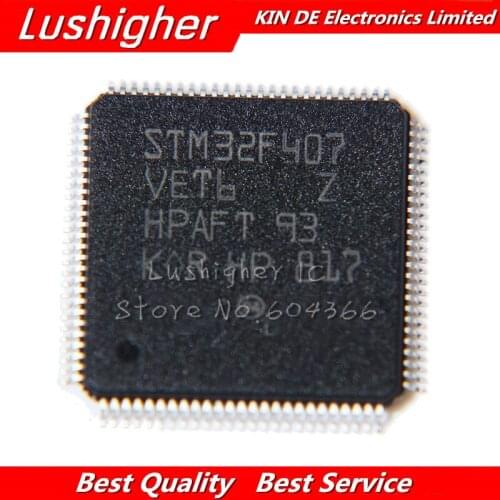 1PCS STM32F407VET6 LQFP100 STM32F407 QFP New Original IC