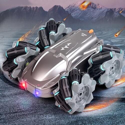 2.4 GHz 4WD RC Stunt Car For Flynova 360 Rotation Remote Control car Fast Off-Road Crawler Truck Rotation Vehicle Toys