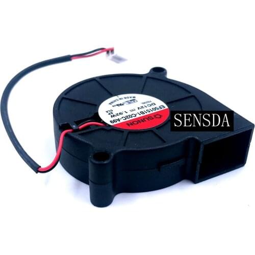 2pcs 5015 Blower Fan EF50151B1-C02C-A99 12V 1.92W Ball Bearing,for Humidifier Turbo Cooling Fan