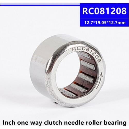 50pcs/100pcs RC081208 12.7*19.05*12.7mm Inch One Clutch Way Needle Roller Bearing 12.7x19.05x12.7mm