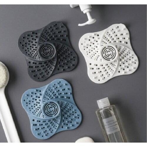 Anti-blocking Hair Catcher Hair Stopper Plug Trap Shower Floor Drain Covers Sink Strainer Filter Bathroom Kitchen Accessories