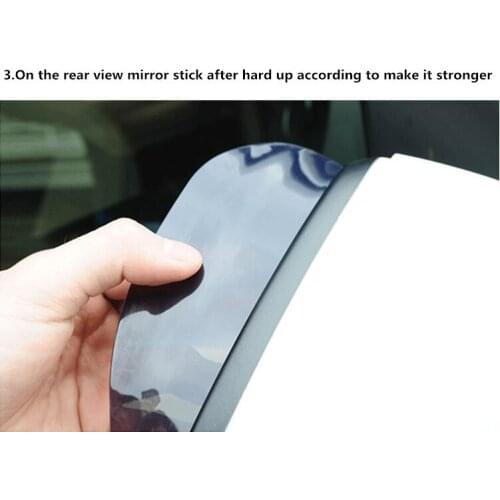 2 pcs/lot Car Rear view Mirror sticker rain eyebrow for Benz AT E S GLK SLK CLS SL Class W203/W204/W211/W212/W210 accessories