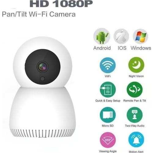 Tuya Mini 1080P IP Camera Smart Automatic Tracking Home Security Indoor Camera Surveillance Wireless WiFi Camera Baby Monitor