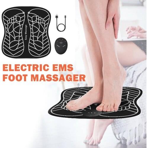 EMS Foot Massage Pulse Acupuncture Improve Blood Circulation Relieve Ache Pain Health Care Feet Muscle Leg Reshaping Massager