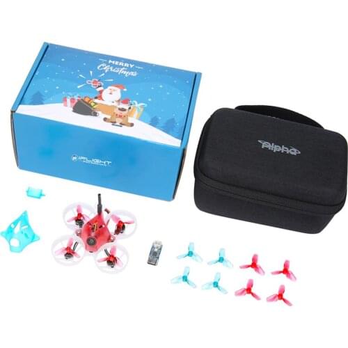 IFlight Alpha A65 65mm Tiny Whoop Drone-Christmas Version with SucceX F4 1S 5A AIO Whoop Board / XING 0802 22000KV motor for FPV
