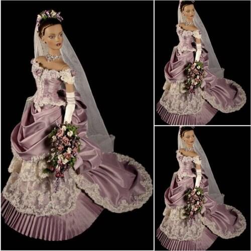 HIstory!Customer-made Vintage Costumes Victorian Dresses Cosplay 1860s Scarlett Civil War dress Halloween dresses US4-36 C-846